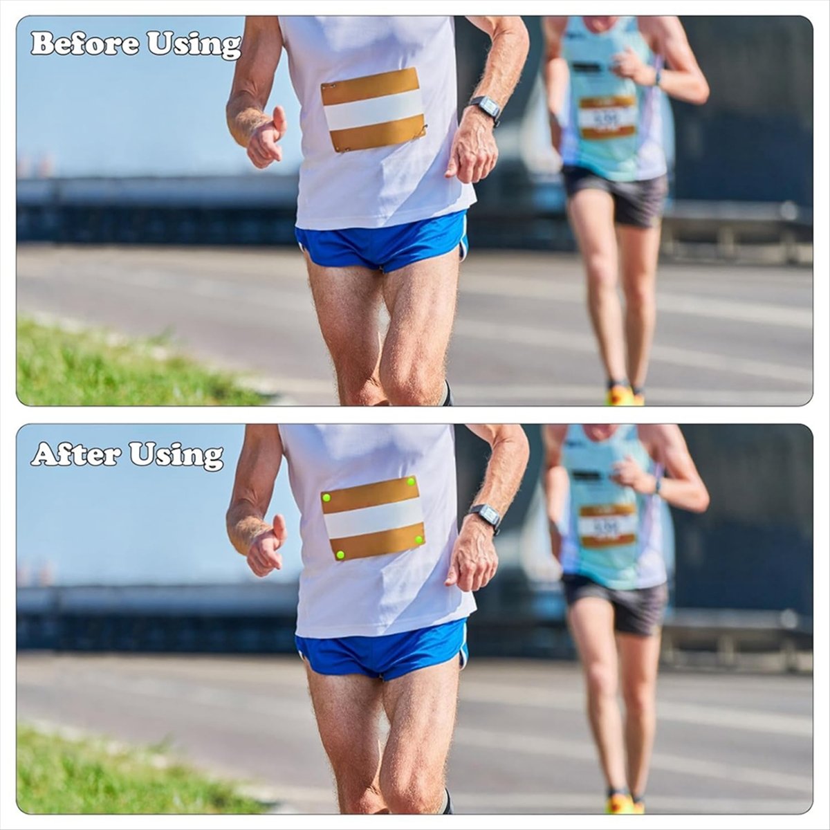 Running Gear For Marathon - ABJX 12 Pezzi Clip per Pettorale
